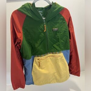 L.L. Bean: Multicolor Water Resistant Jacket